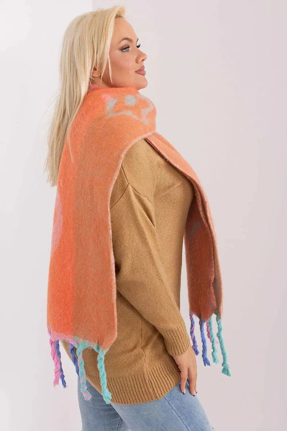 Decorative Stripe Scarf – Soft, Stylish & Cold-Weather Ready  Adomoo
