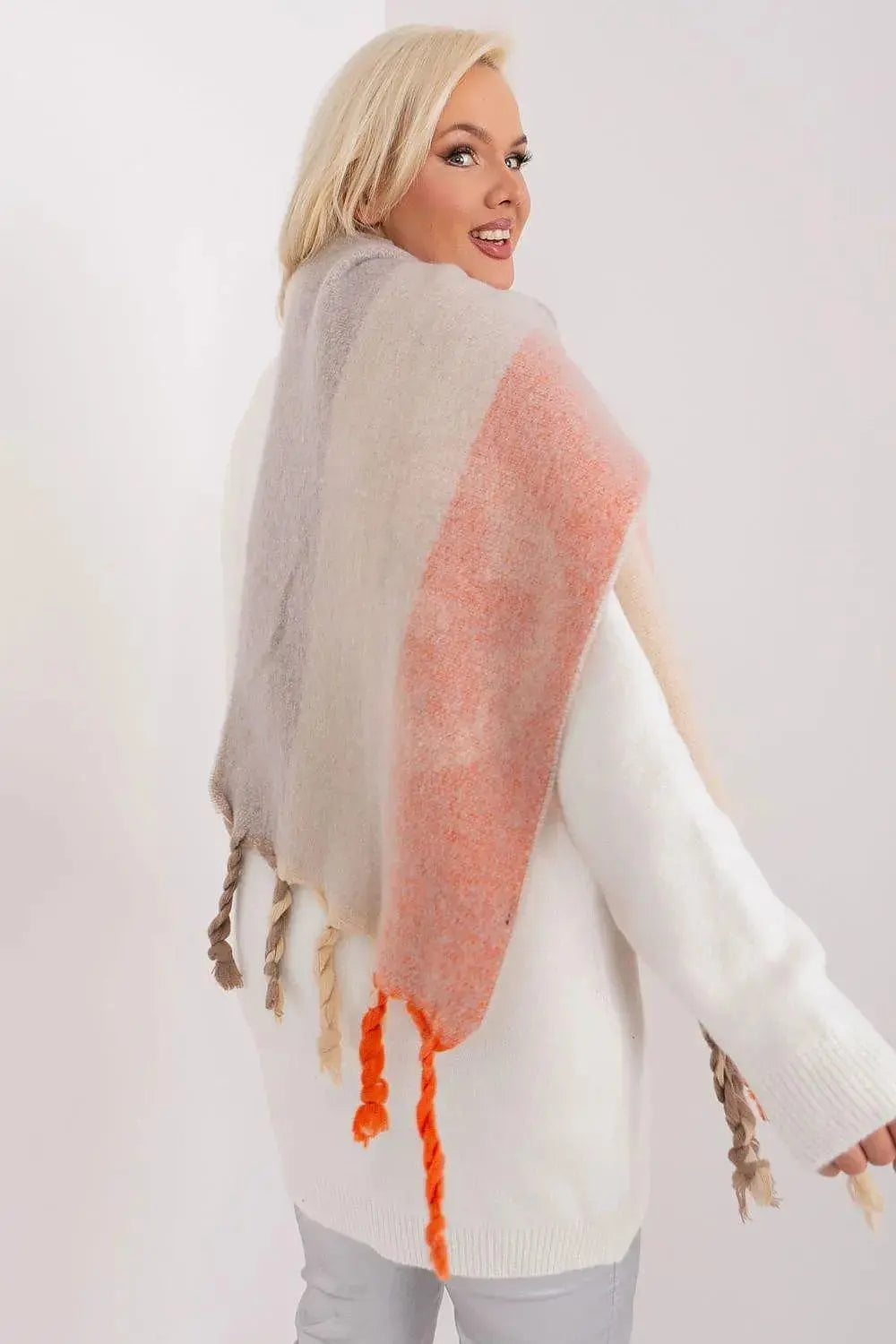 Decorative Stripe Scarf – Soft, Stylish & Cold-Weather Ready  Adomoo