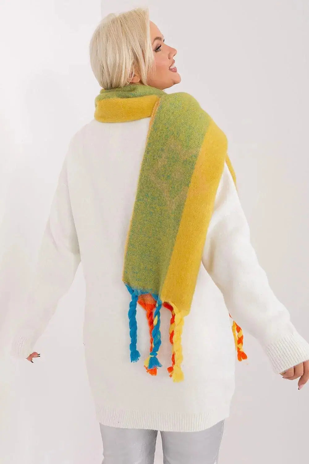 Decorative Stripe Scarf – Soft, Stylish & Cold-Weather Ready  Adomoo