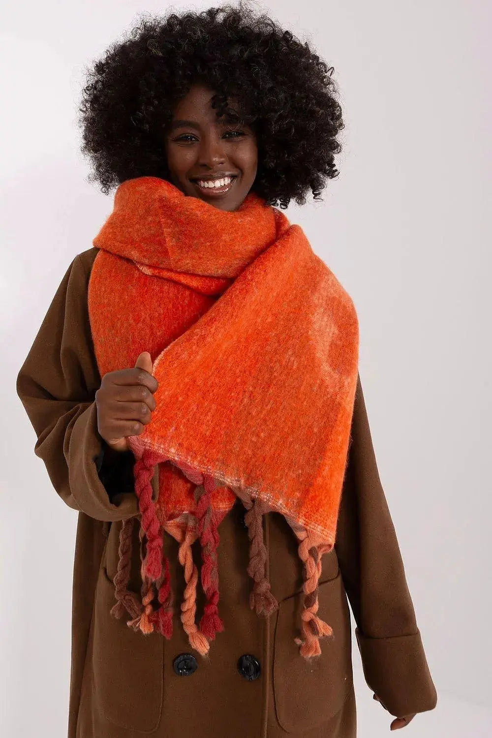 Decorative Stripe Scarf – Soft, Stylish & Cold-Weather Ready  Adomoo