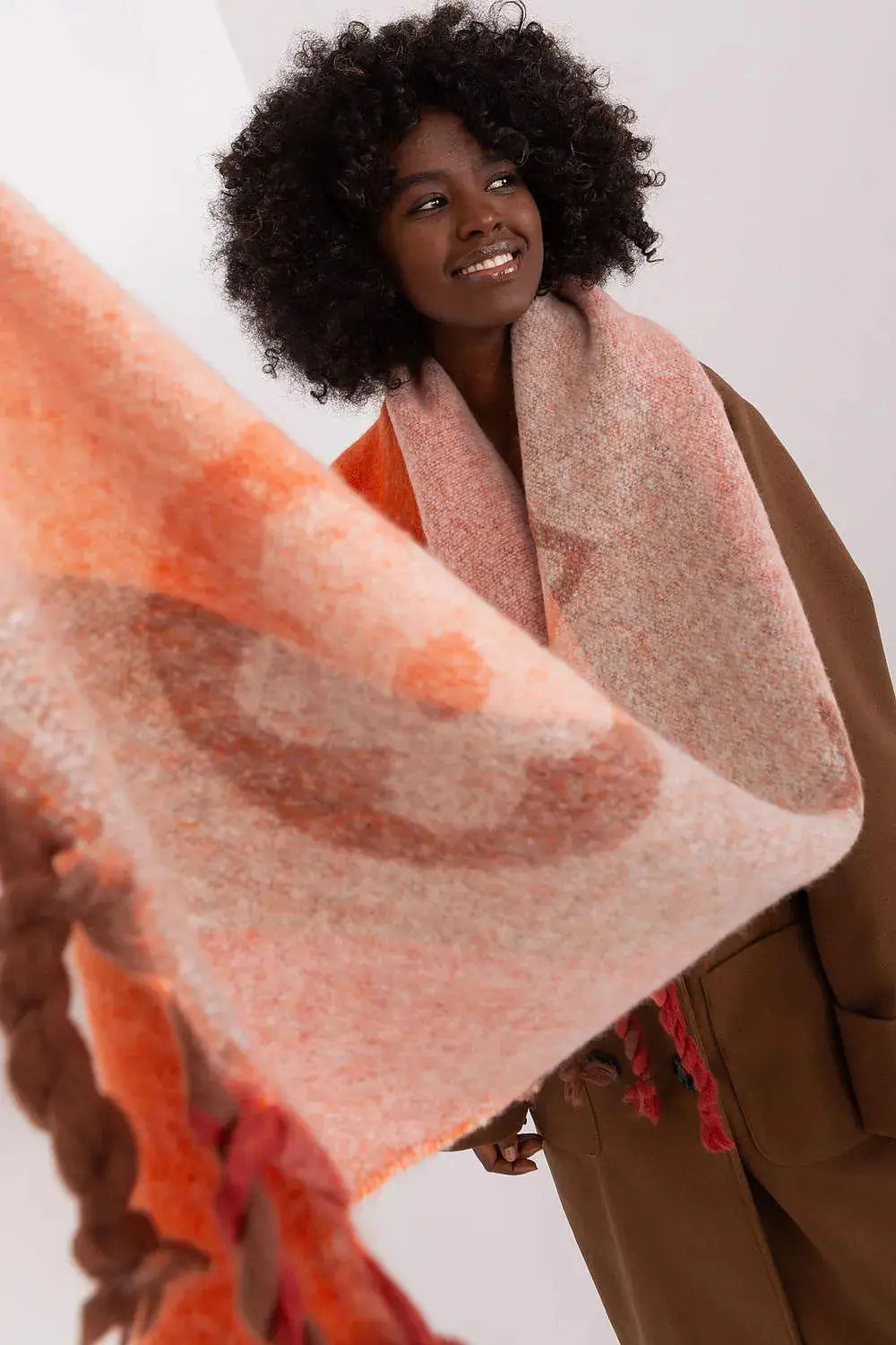 Decorative Stripe Scarf – Soft, Stylish & Cold-Weather Ready  Adomoo