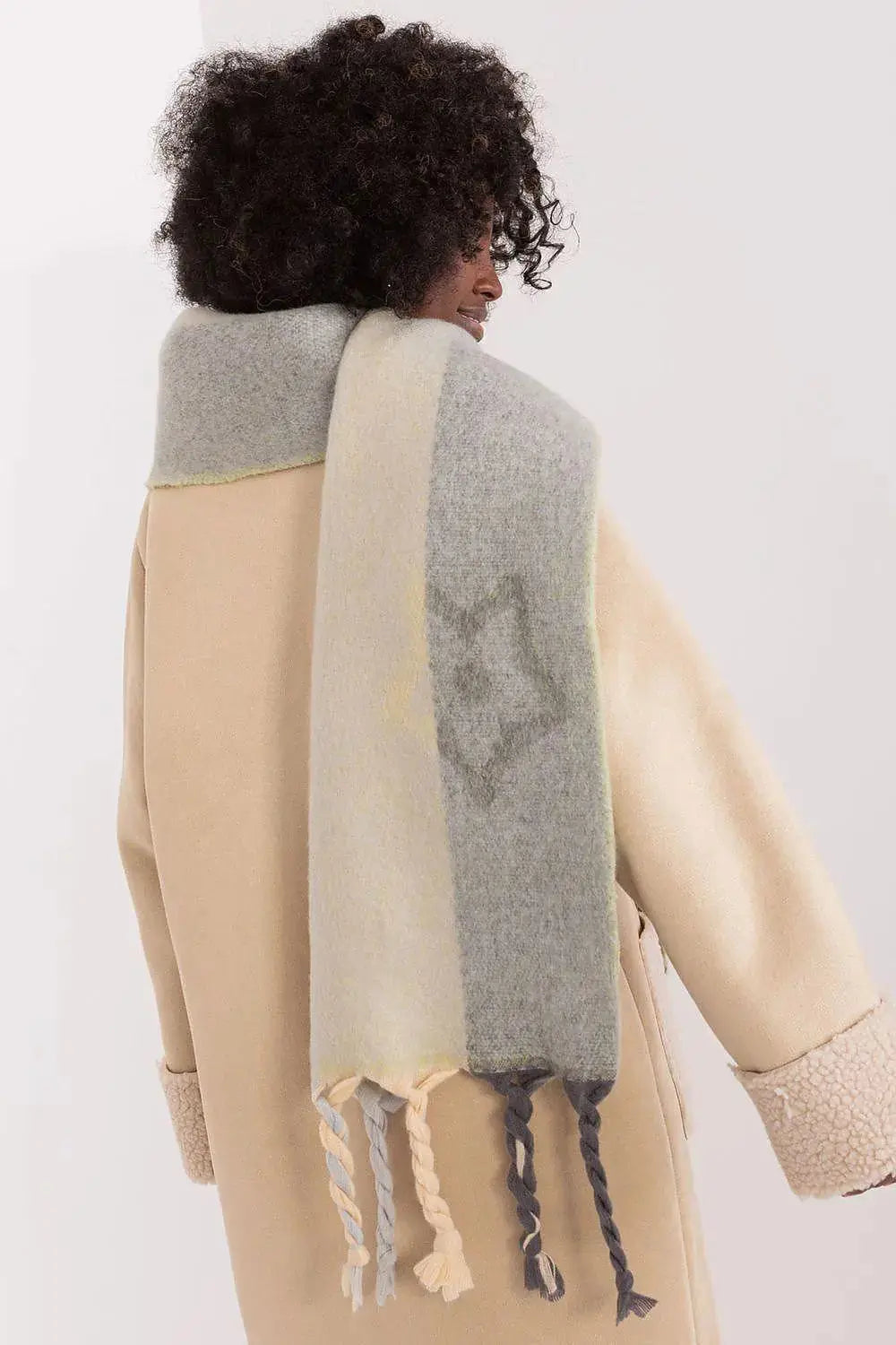 Decorative Stripe Scarf – Soft, Stylish & Cold-Weather Ready  Adomoo