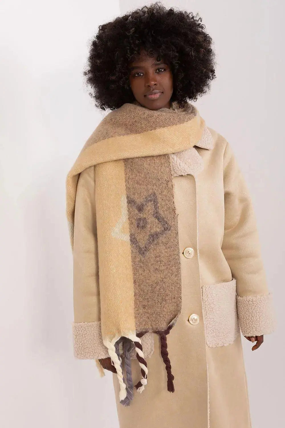 Decorative Stripe Scarf – Soft, Stylish & Cold-Weather Ready  Adomoo