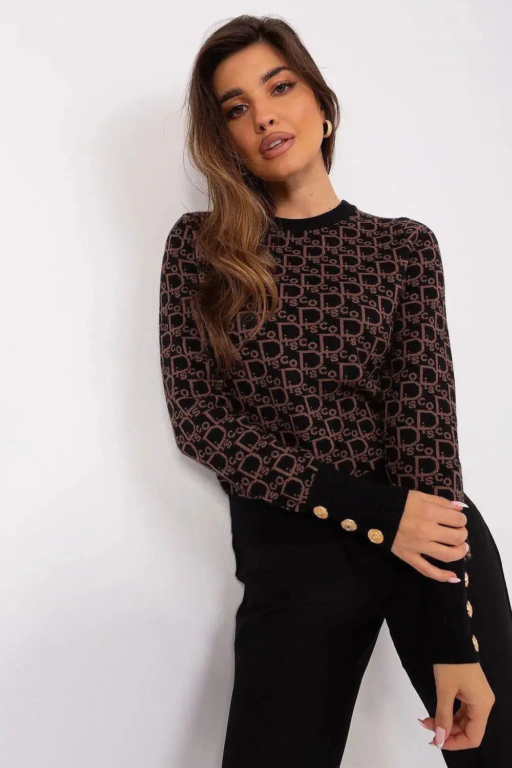 AT elegant touch unique sweater  Adomoo