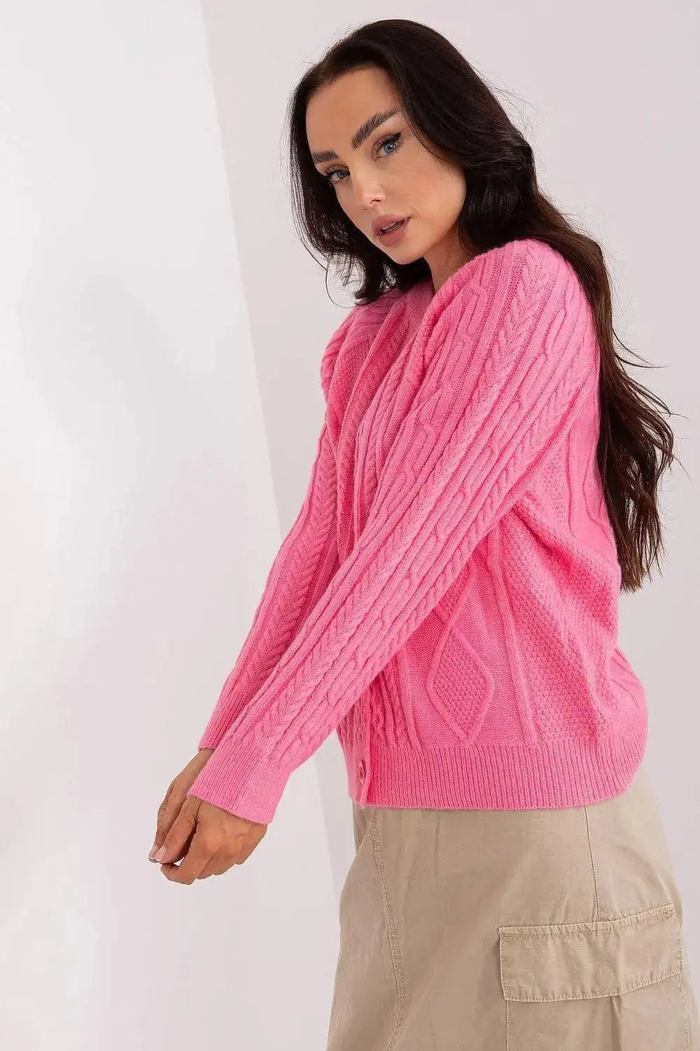 AT fabric texture womens sweater  Adomoo