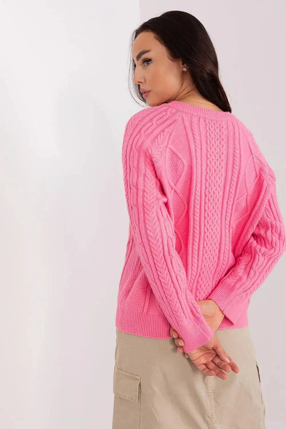 AT fabric texture womens sweater  Adomoo