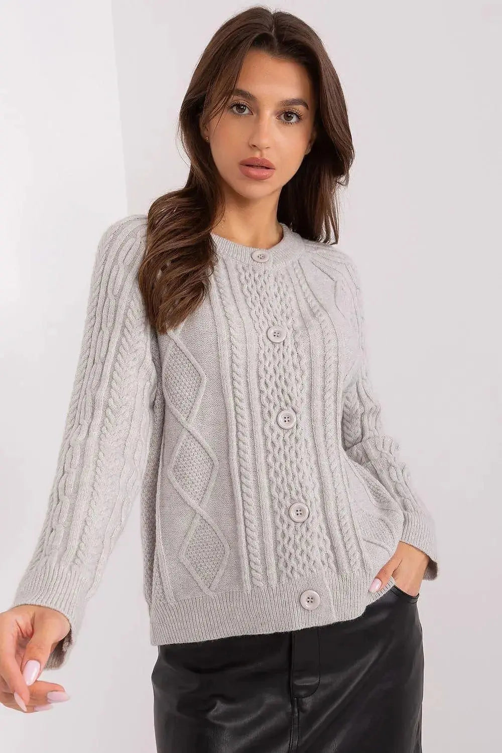 AT fabric texture womens sweater  Adomoo