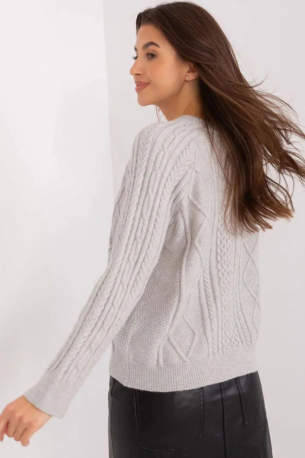 AT fabric texture womens sweater  Adomoo