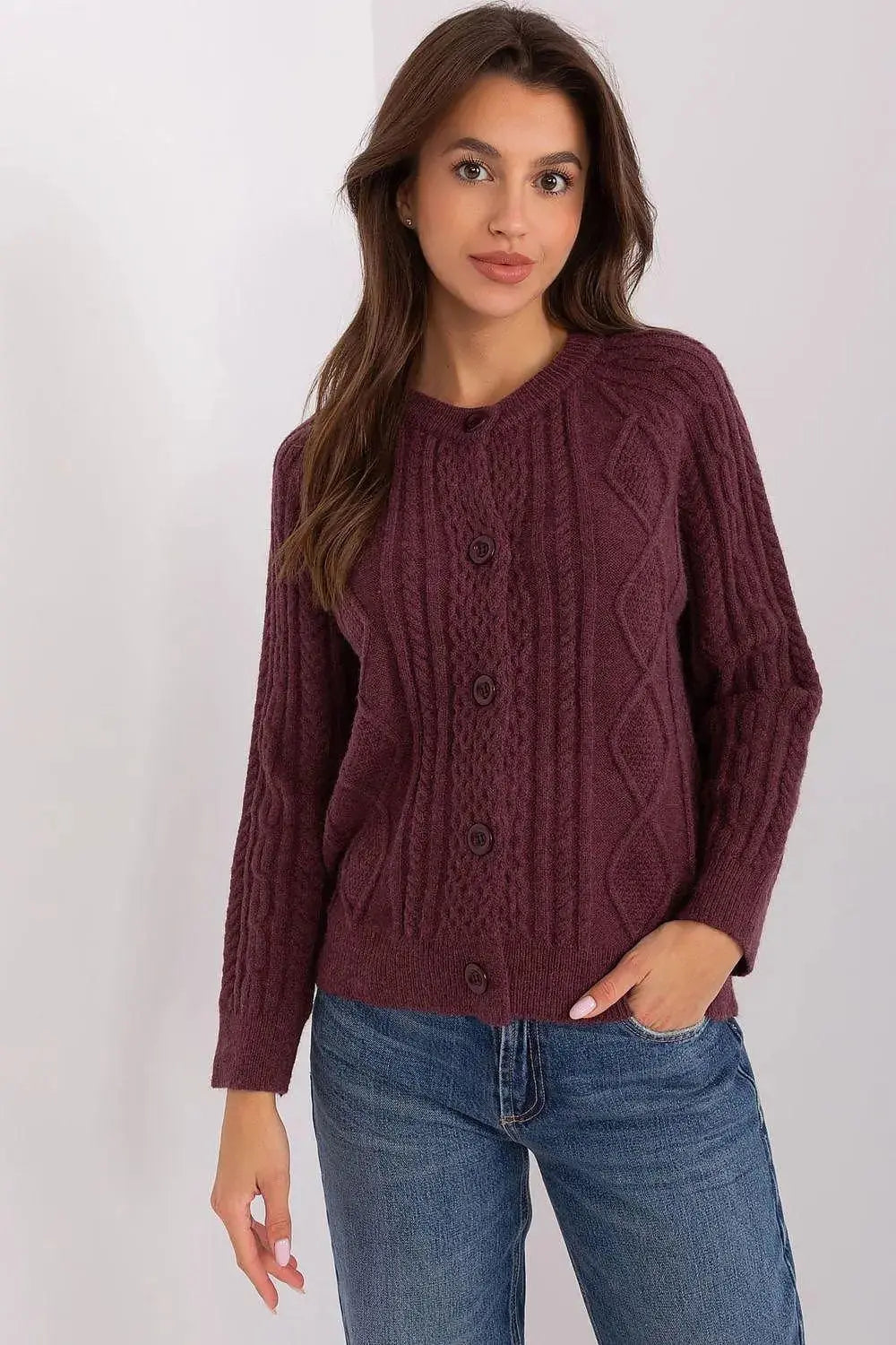 AT fabric texture womens sweater  Adomoo