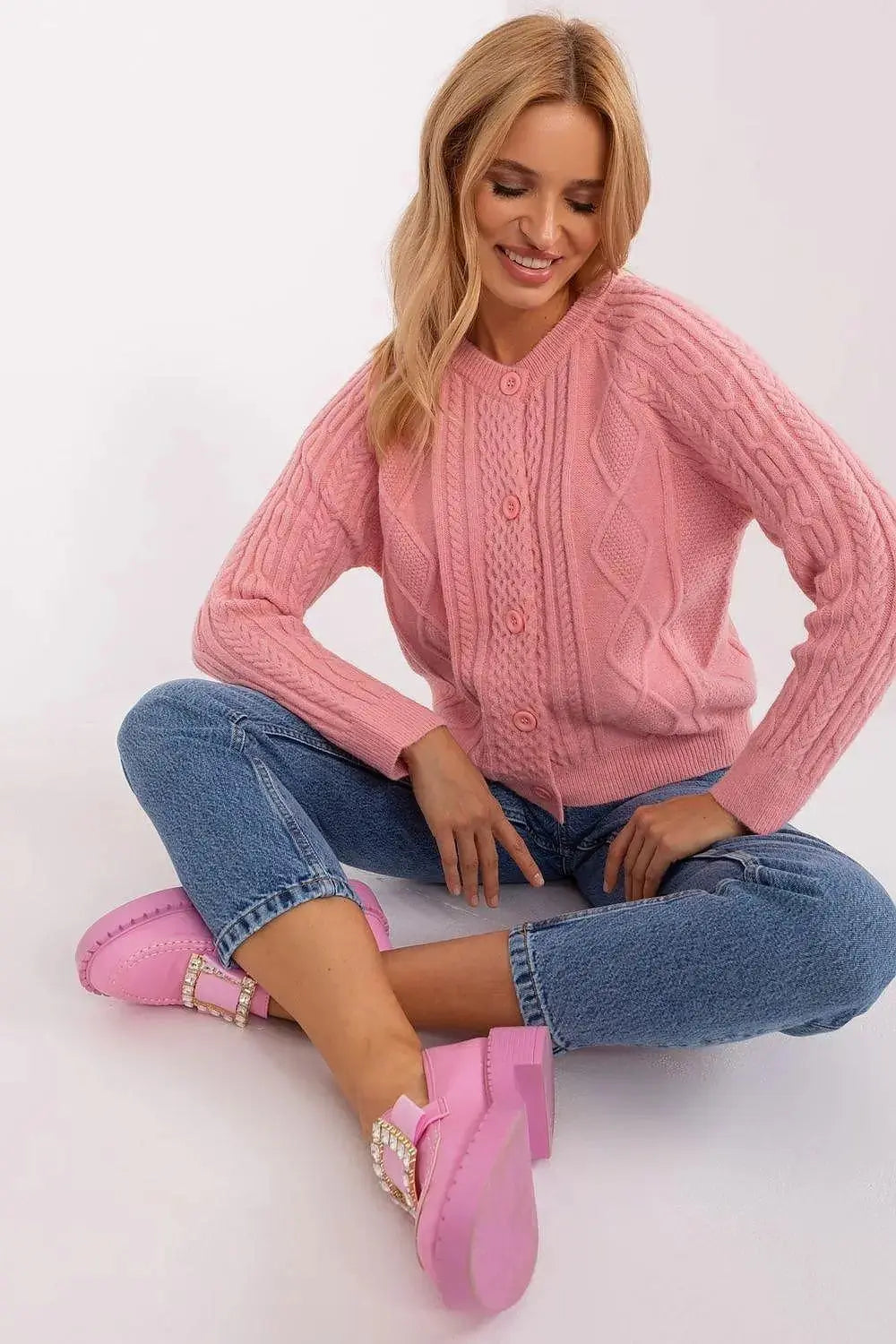 AT fabric texture womens sweater  Adomoo