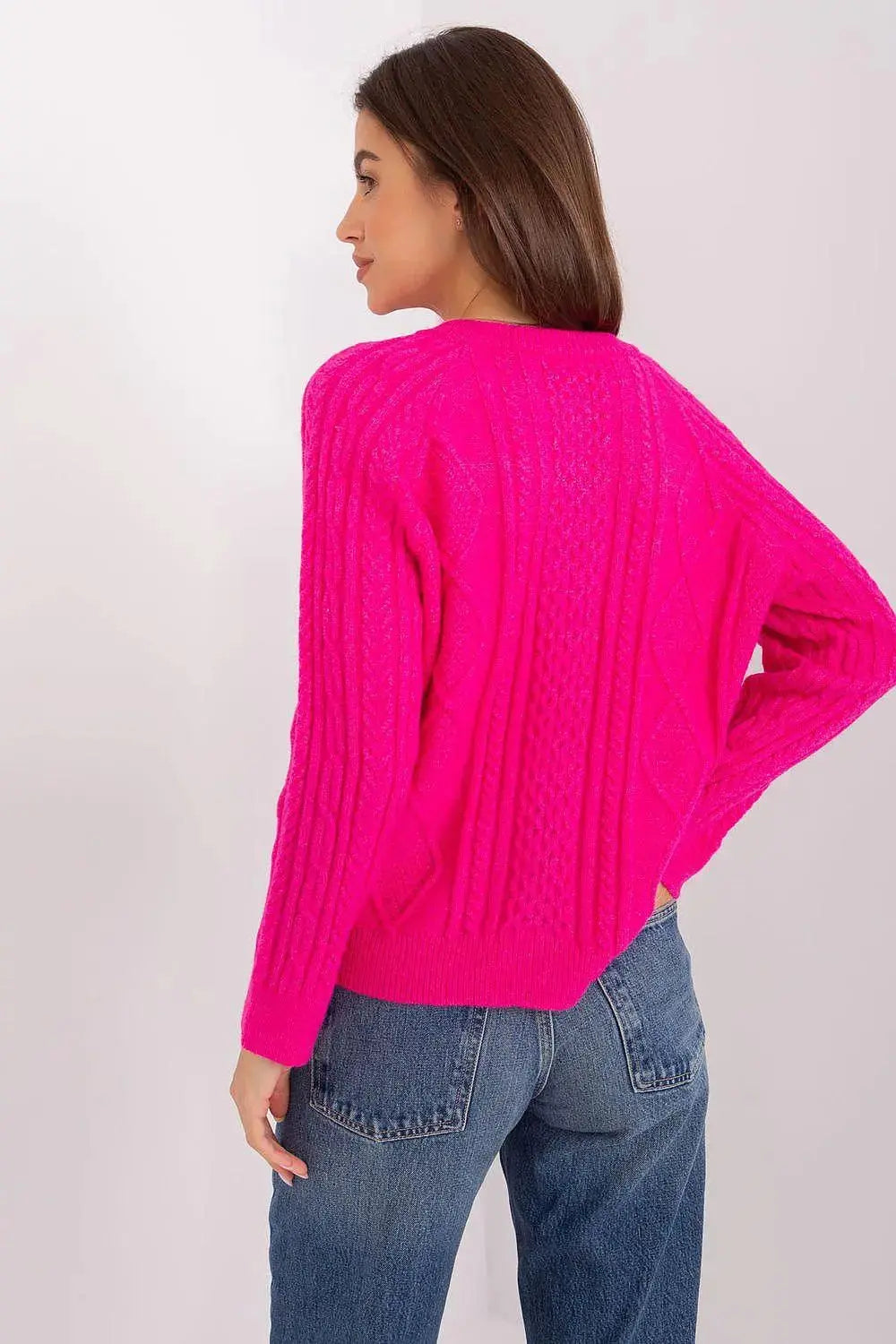 AT fabric texture womens sweater  Adomoo