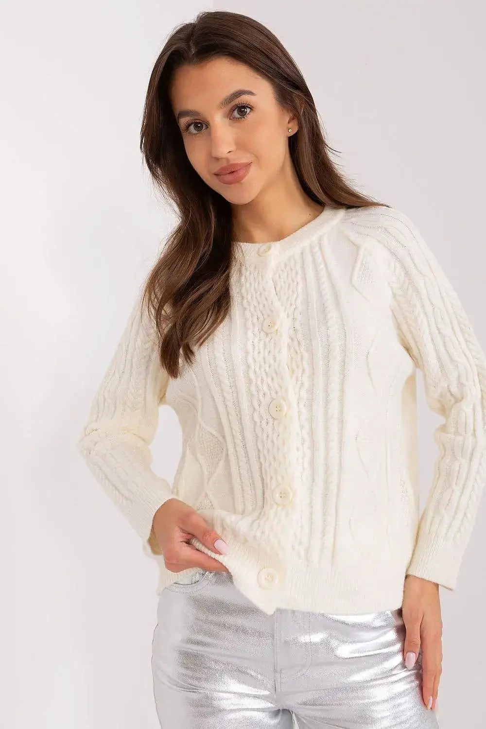 AT fabric texture womens sweater  Adomoo