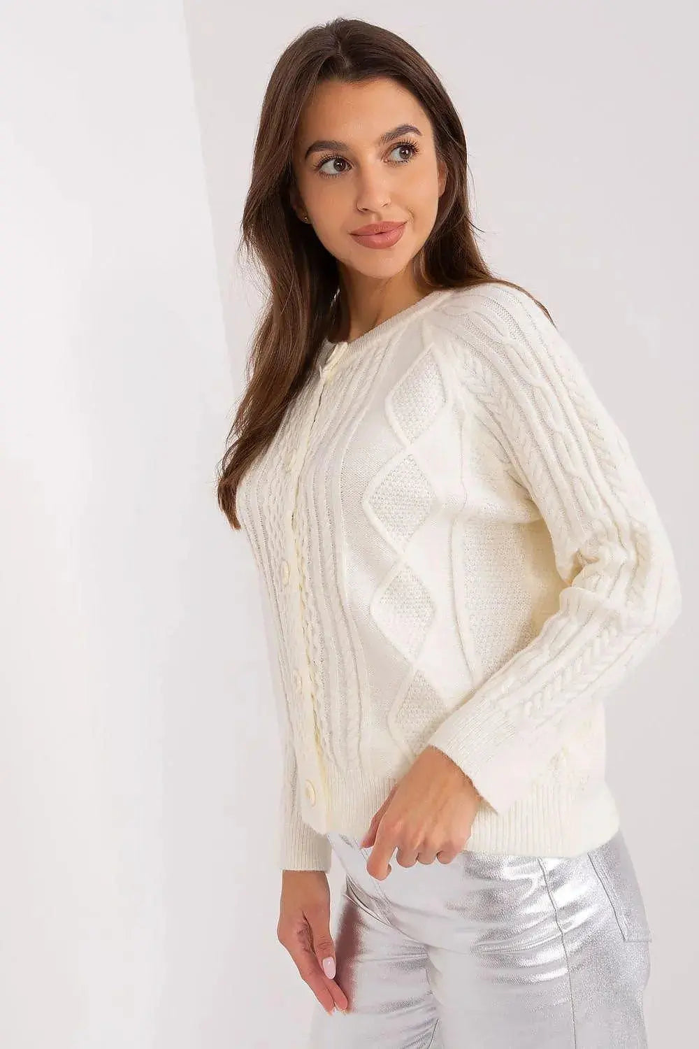 AT fabric texture womens sweater  Adomoo