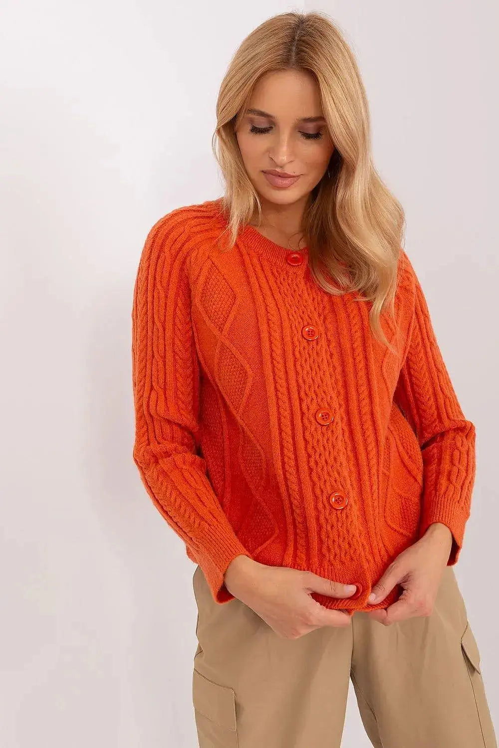 AT fabric texture womens sweater  Adomoo