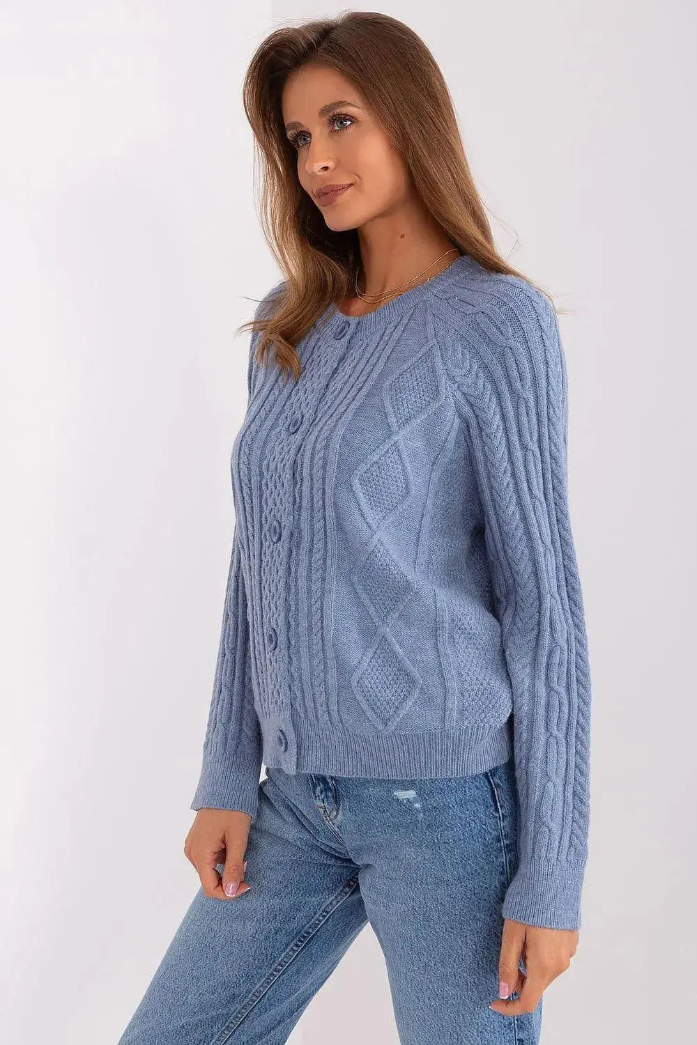 AT fabric texture womens sweater  Adomoo