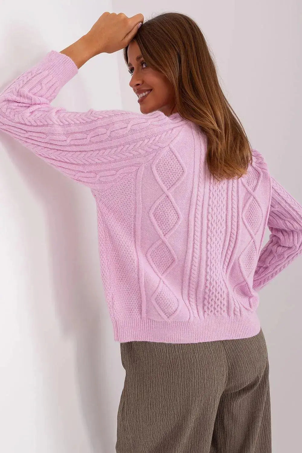 AT fabric texture womens sweater  Adomoo