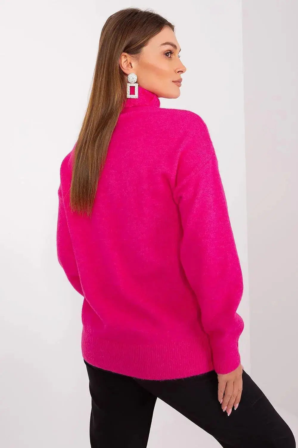 AT high-quality acrylic turtleneck sweater  Adomoo