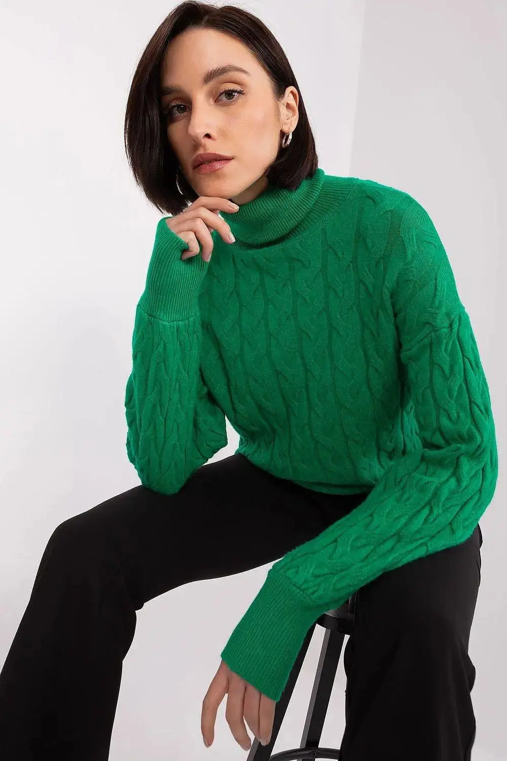 AT long sleeve turtleneck sweater  Adomoo