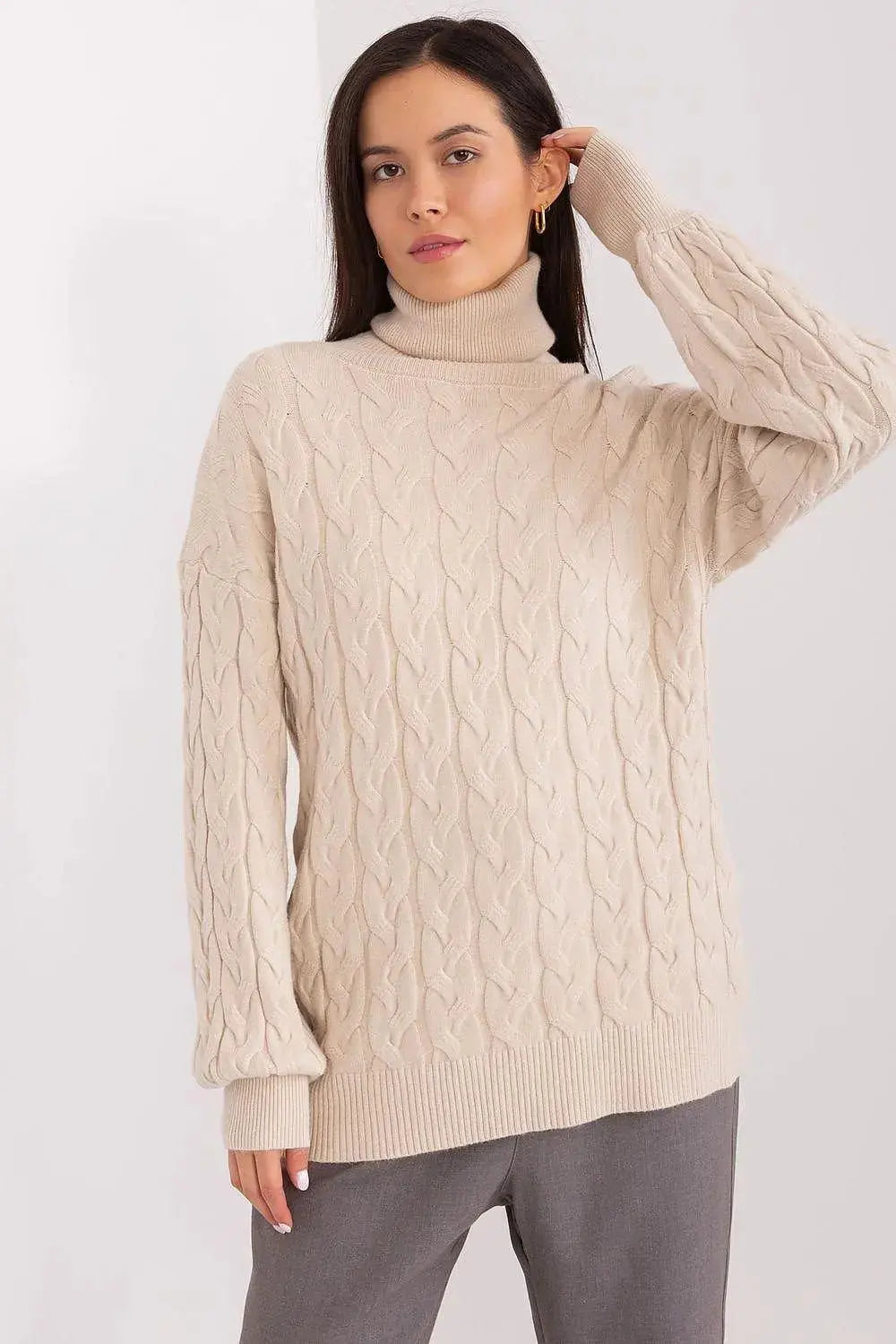 AT long sleeve turtleneck sweater  Adomoo