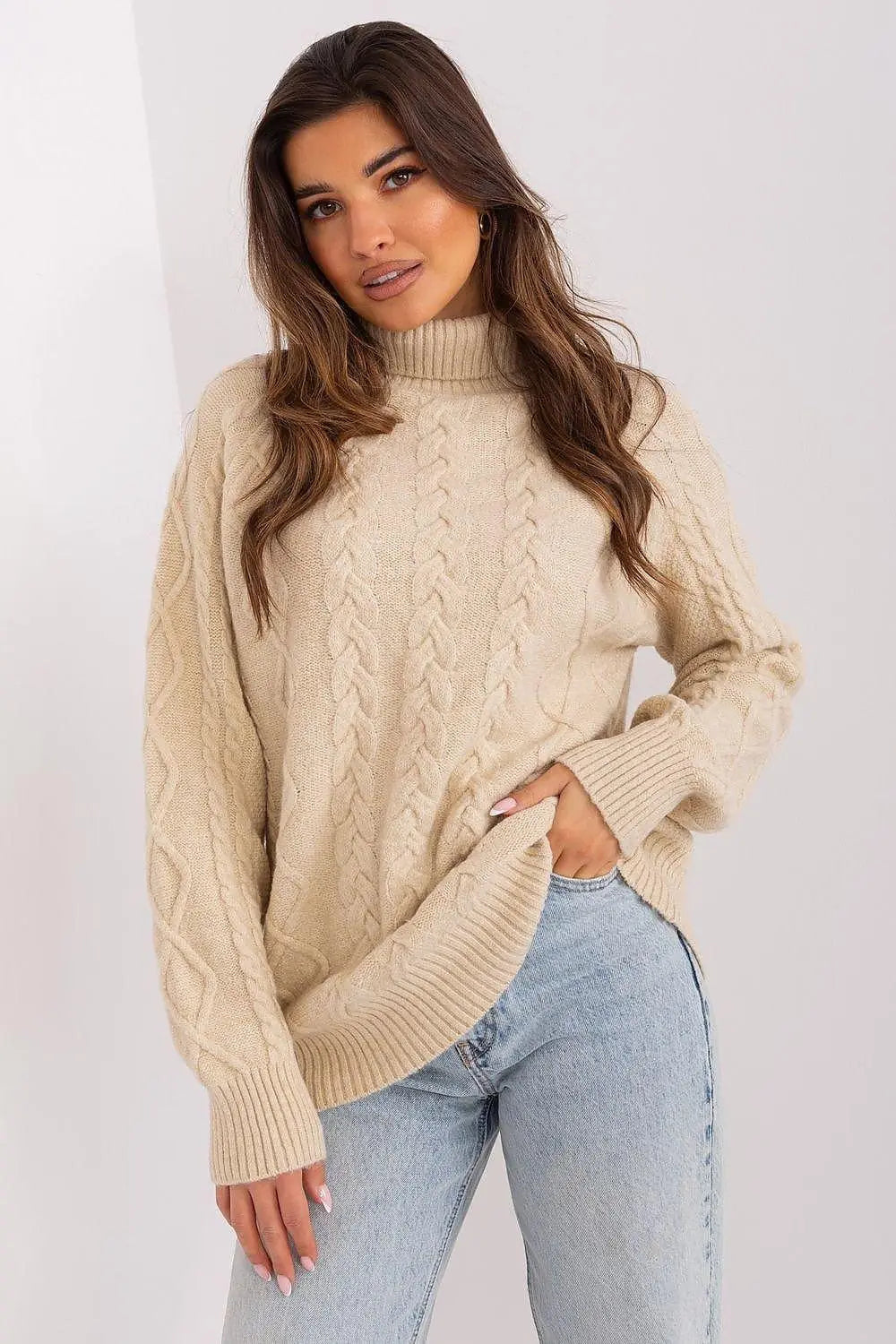 AT touch acrylic womens sweater  Adomoo