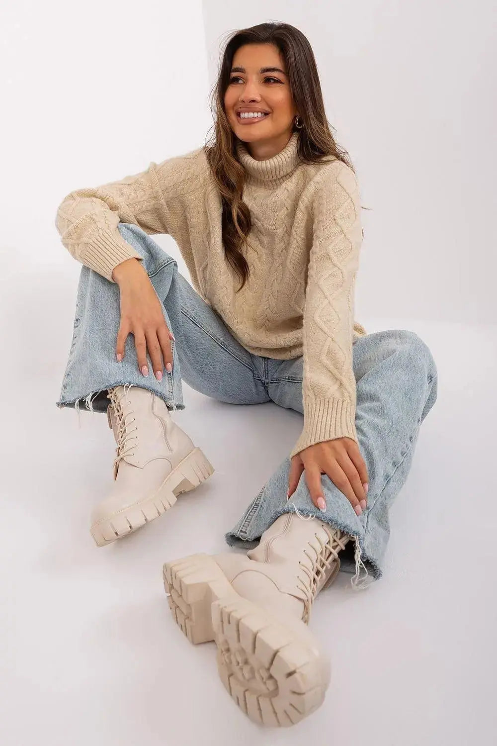 AT touch acrylic womens sweater  Adomoo