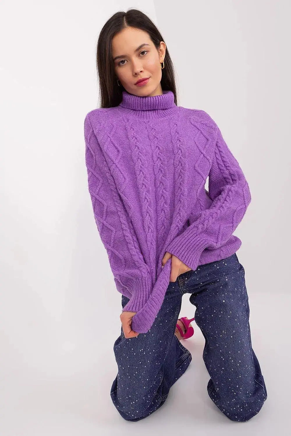 AT touch acrylic womens sweater  Adomoo