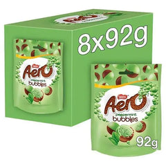 Aero Bubbles Peppermint Milk Chocolate Sharing Bag 92g (Case of)  Adomoo