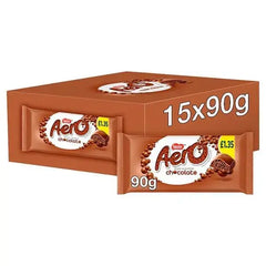 Aero Milk Chocolate Sharing Bar 90g (Case of 15)  Adomoo