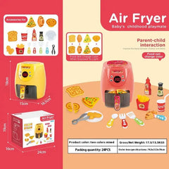 Air Fryer Simulation Kitchenware Kitchen Food Color Changeable Play House  Adomoo
