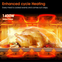Air Fryer, 6QT Airfryer Oven with Viewing Window Oilless Cooker  Adomoo