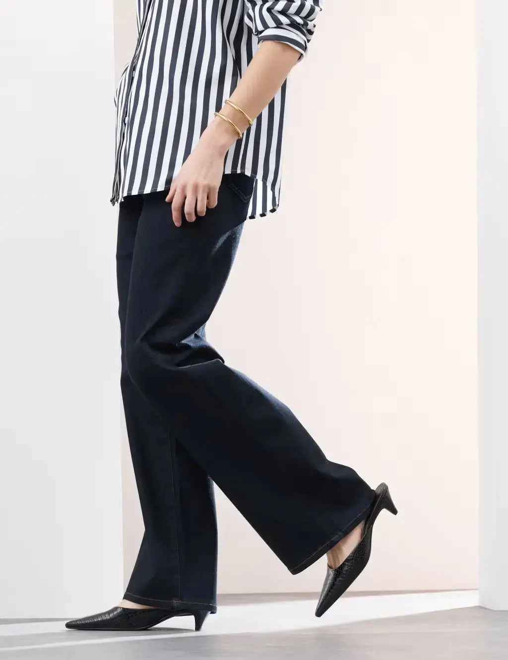 Autograph High Waisted Wide Leg Jeans  Adomoo