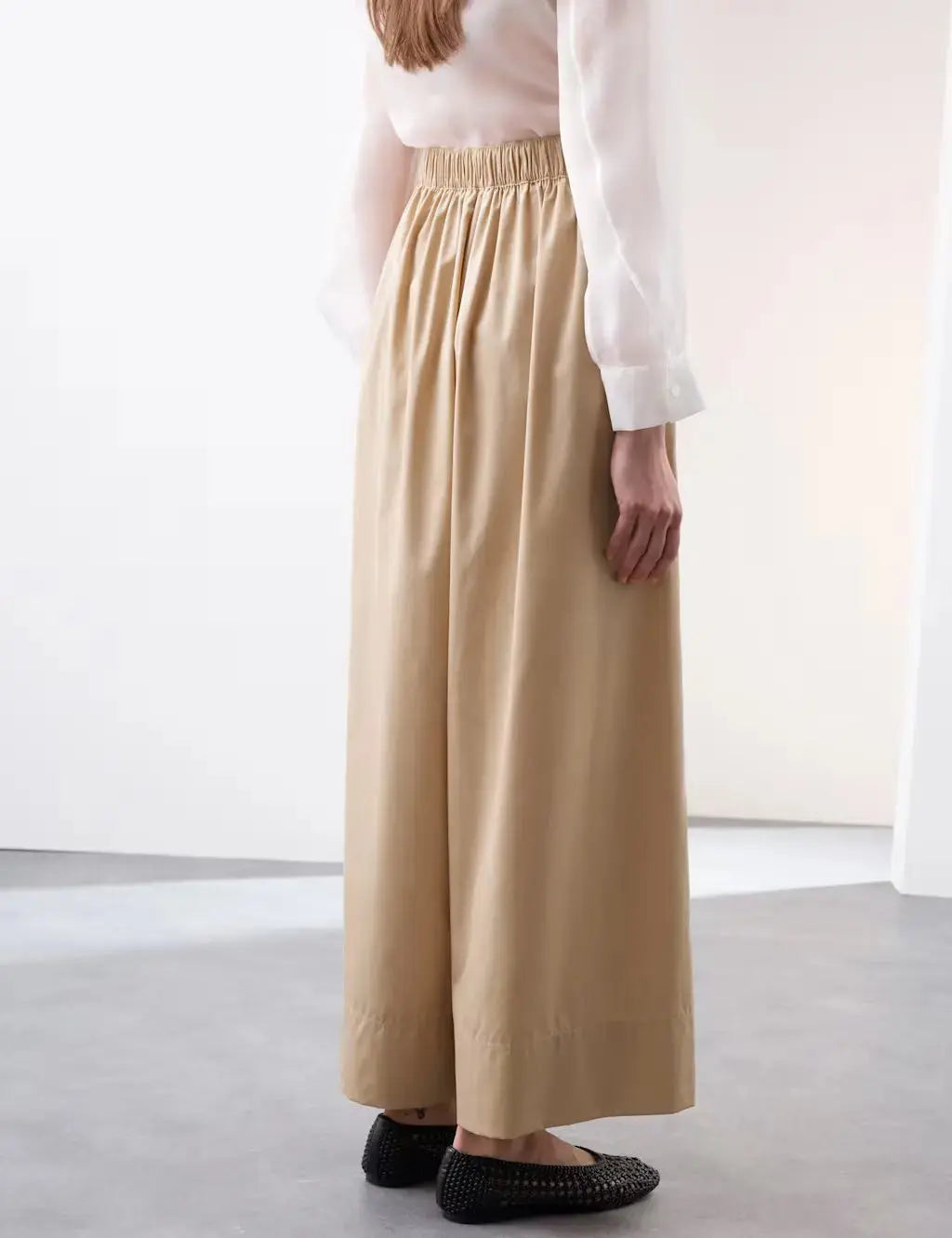 Autograph Pleat Front Super Wide Leg Trousers  Adomoo