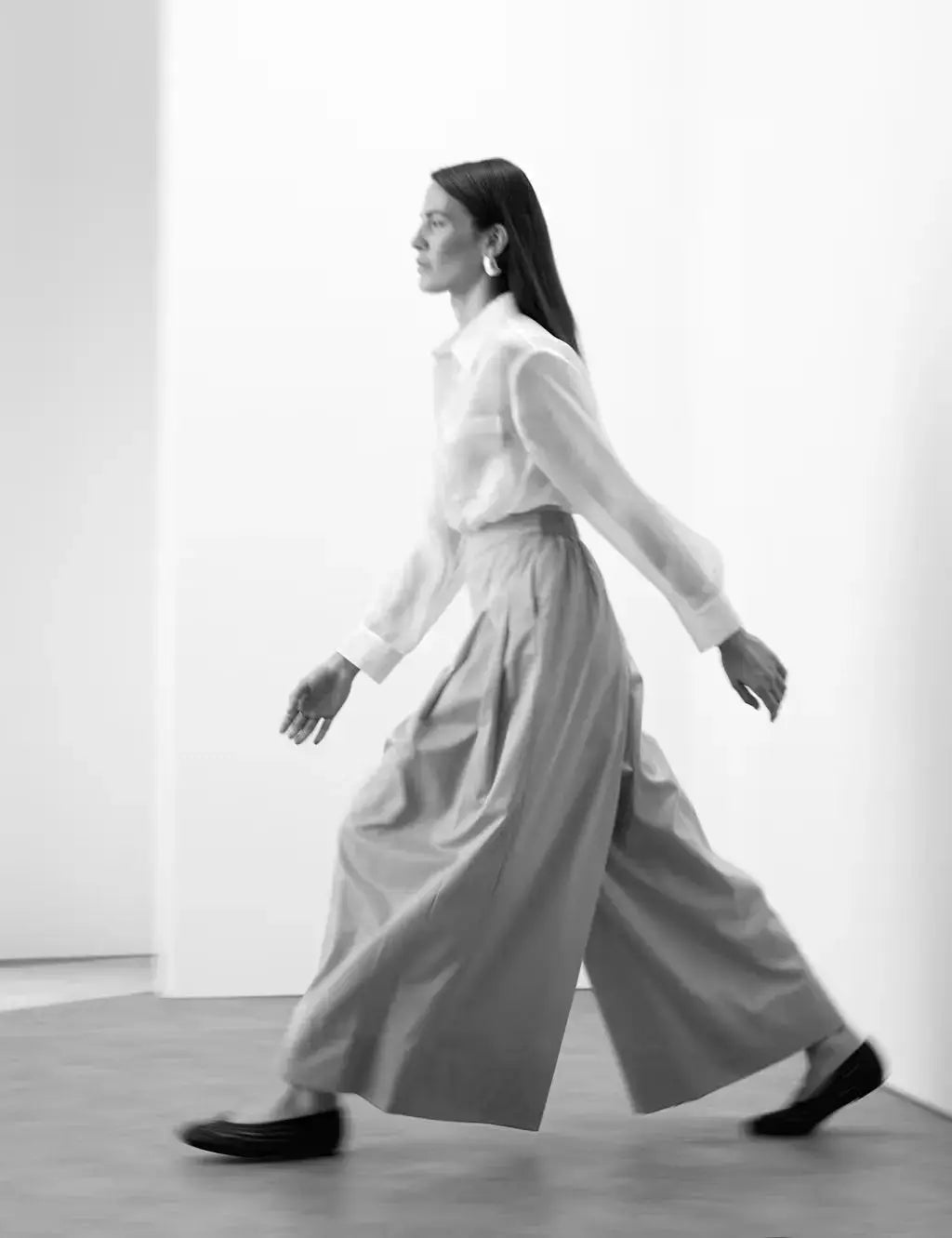 Autograph Pleat Front Super Wide Leg Trousers  Adomoo