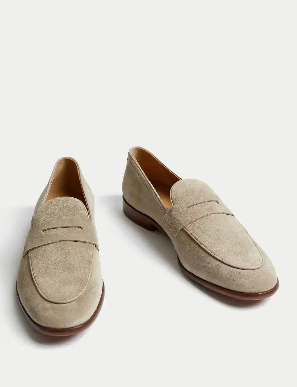 Autograph Suede Slip-On Loafers  Adomoo