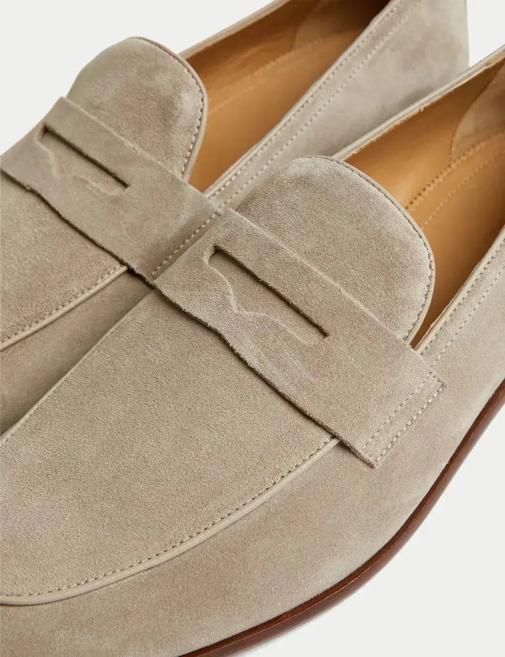 Autograph Suede Slip-On Loafers  Adomoo