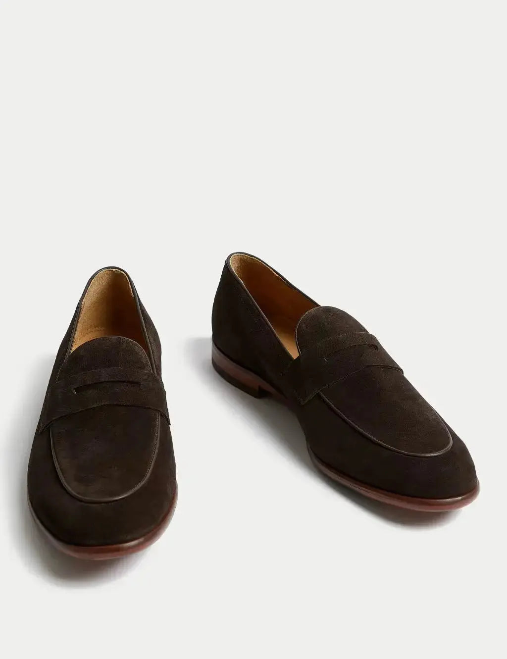 Autograph Suede Slip-On Loafers  Adomoo