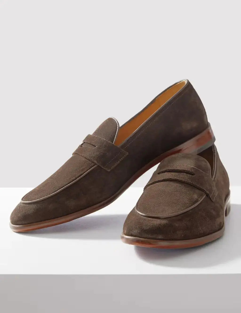 Autograph Suede Slip-On Loafers  Adomoo