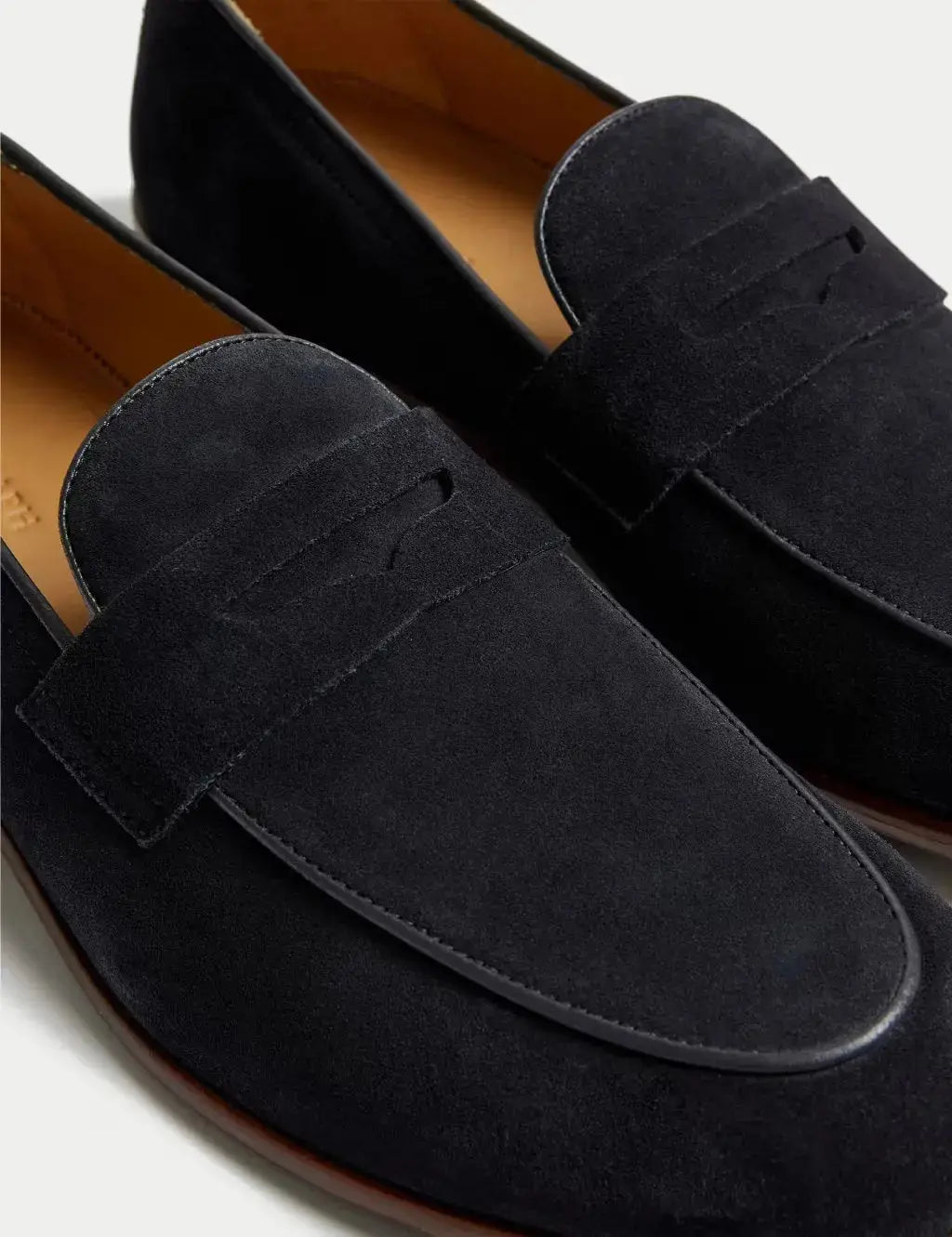 Autograph Suede Slip-On Loafers  Adomoo