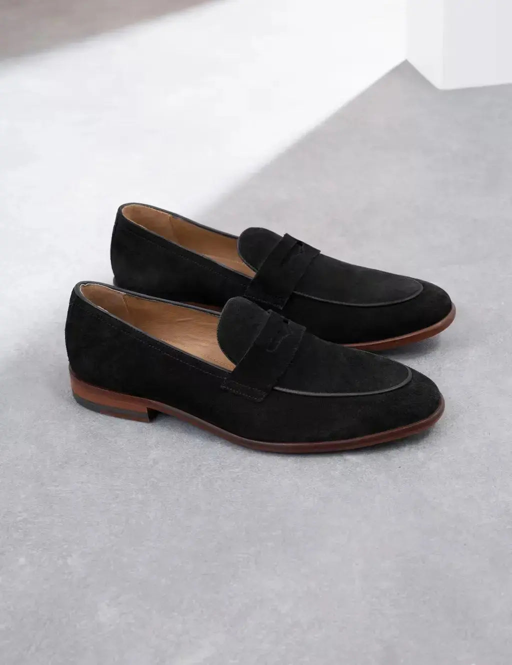 Autograph Suede Slip-On Loafers  Adomoo