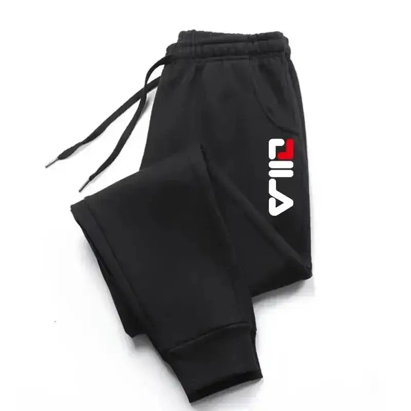 Men's Autumn Winter Fleece Joggers – Drawstring Fitness & Sports Sweatpants (WK007)  Adomoo