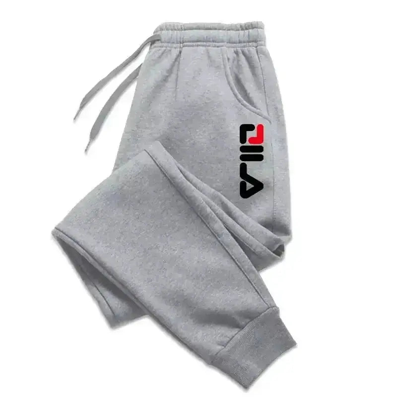Men's Autumn Winter Fleece Joggers – Drawstring Fitness & Sports Sweatpants (WK007)  Adomoo