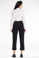 Awama stand-up blouse with long sleeves and a heart neckline  Adomoo