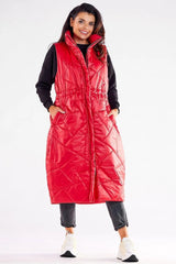 Awama streamlined, oversized cut gilet  Adomoo