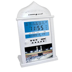 Azan Calendar Muslim Prayer Wall Clock Alarm with LCD Display Home Decoration Table Clocks for Bedroom Living Room  Adomoo