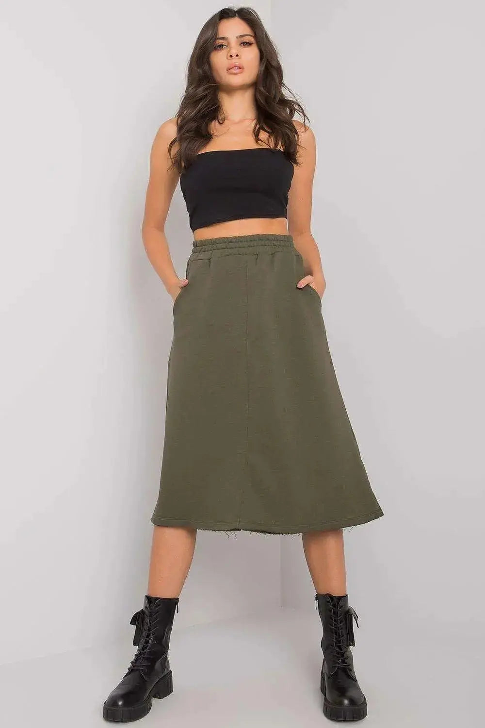 BFG flared cut tracksuit skirt  Adomoo