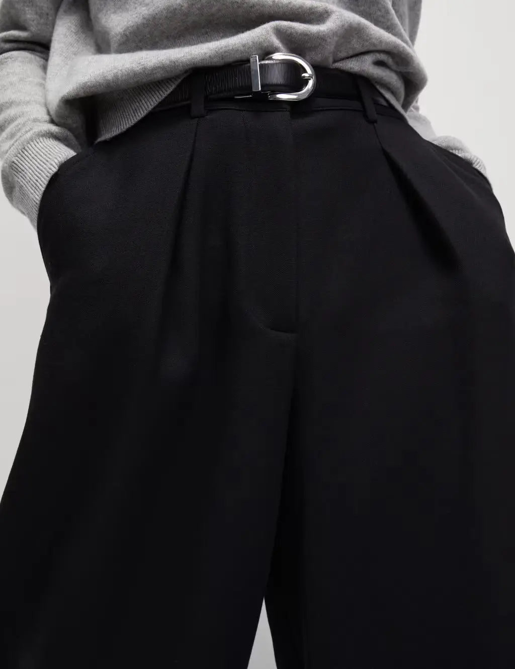 Barrel Leg Trousers  Adomoo