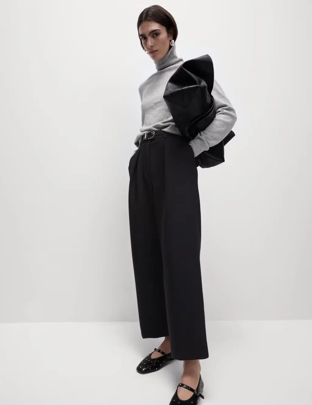 Barrel Leg Trousers  Adomoo
