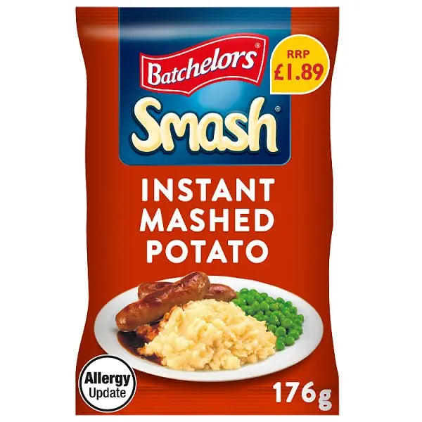 Batchelors Smash The Original Instant Mashed Potato 176g (Case of 6)  Adomoo