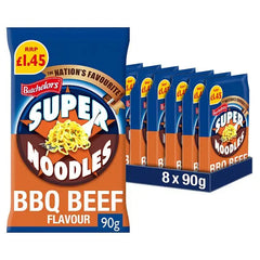Batchelors Super Noodles BBQ Beef Flavour 90g (Case of 8)  Adomoo