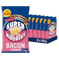 Batchelors Super Noodles Bacon Flavour 90g (Case of 8)  Adomoo